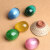 斓晶汇猫眼石鸡蛋把玩手把件石头彩色猫眼石孩子宝石把玩摆件收藏 红猫眼鸡蛋