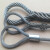 压制铝套合金钢压制吊索具 插编钢丝绳套锁拖拉车绳8101214mm粗 荧光绿 18毫米~1米压制