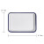 沃嘉沃嘉 实验室化工消毒加热托盘加厚搪瓷方盘长方形平底托盘 26×18x2.5白色