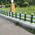 PVC塑钢草坪护栏绿化带栅栏花园围栏庭院篱笆户外路边塑料隔离栏 草绿色30厘米高