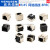 RJ45插座网络接口RJ11 8P8C 1x1 1x2 1x4 1x8 2x4 2x8 带灯百千兆 RJ45 2x4 8口 带灯 带弹