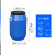 废液桶实验室25公斤容量塑料柴油溶桶带盖储水危废收集缸 30升加厚款蓝色-L26