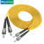 标燕 光纤跳线 ST-ST 单模双芯 黄色 3m