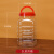 适用四方形密封塑料罐蜂蜜瓶带盖多规格pet大口径 2L四方瓶 装水3.6斤