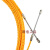 定制弹簧扁头扭线穿线器电工电线网线暗装穿管拉线器拉引线器 绿扭线20米两个速紧器