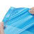 工品库(GONGPINKU) 商用彩色大号垃圾袋 分类袋 加厚塑料平口袋 120*140cm蓝色（50个）