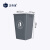 正奇谊 塑料垃圾桶 户外分类垃圾箱 商用厨房学校环卫垃圾桶 深灰色100L加厚无盖