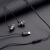 碧火鸟Type-C红蓝圈金属入耳式有线耳机手机通用带麦线控调音3.5mm适用于华为安卓系列手机一加小米通用 TC6 金属typeC耳机-黑色【袋装】