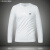 AEXP阿玛EX7尼欧洲站新款潮牌男士长袖t恤男莫代尔圆领修身纯棉上衣休 白色 L120-140斤