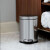 美国Simplehuman 厨房卫生间不锈钢脚踏板式垃圾桶分类4.5/6/10 L 古铜色不锈钢 6升