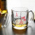 乐美雅 LUMINARC乐美雅可微波耐热钢化玻璃杯带把杯子有把热饮杯咖啡杯带盖饮料杯 单支320毫升绿叶款(配厚玻璃盖子)