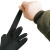 耐酸碱工业橡胶手套劳保用品防水耐磨工业加厚防护工作加长乳胶京昂 55cm工业耐酸碱手套黑色 10双