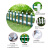 新特丽 PVC草坪护栏塑钢 花园公园学校社区绿化隔离栏户外室外花池栅栏围栏加厚篱笆栏杆 白色50厘米高