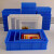 加厚塑料盒子长方形工具箱零件盒收纳盒螺丝物料盒配件盒 3号白色 (加厚耐用)