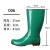 圣驰工业PVC雨鞋劳保橡胶鞋女式防滑水鞋  绿色36