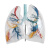 蓝蝶（Blue butterfly）支气管树模型透明肺段解剖模型左右两肺支气管树结构模型 支气管树模型 