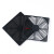 三合一防尘网罩60 80 92 120 150MM轴流风机散热风扇塑料过滤网罩 135黑色