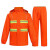 优导仕 橘红色双层反光雨衣雨裤环卫反光雨衣分体套装 橘红色双层反光雨衣雨裤XXL