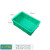 塑料周转箱盒子长方形五金配件工具螺丝盒收纳零件盒物流物料胶框 02号箱绿色206*133*65mm 10个