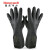 2095020氯丁橡胶防化手套 斯博瑞安巴固黑色加厚耐酸碱耐化学品腐蚀手套 手套一双 10