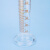 冰禹 BYrl-202 高硼硅玻璃量筒 实验室量筒 玻璃刻度量筒 100ml（2个）
