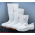 双星卫生靴白色雨鞋厂专用工作雨靴防滑防油劳保水鞋胶鞋 9935男加棉款 建议加大一码 38