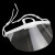 冰禹 BYC-41 透明防雾口罩 酒店餐饮口罩 食堂饭店厨师透明口罩 70个