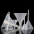 海斯迪克 HKQS-186 塑料透明小漏斗 实验室三角漏斗 耐高温锥形漏斗 120mm（1个）