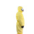 汉盾（HANDUN）HD-BP618 黄色带帽连体式防颗粒物防液体飞溅工业防化服（不含面罩）XXL码