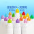 幼儿园专用24色锥形头水彩笔儿童易可洗安全彩色笔六一儿童节 12色桶装【锥形头水彩笔+5本填色本