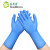 塞莫诗一次性丁腈手套100只12寸加长型蓝色N1201BL  餐饮厨房防水清洁酒店实验室多用途小号S
