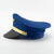 安巧象飞行员帽子大帽檐可定制logo表演机长帽军帽 白色 均码 