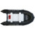 素界   应急救援黑金刚橡皮艇加厚铝合金底耐磨路亚充气船  3.8米包底（6人）