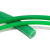 绿色聚氨酯PU圆带传动带光面带粘接粗面园带机皮带圆皮带传动 橘色光面 8mm(1米价格)