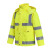 者也（ZYE）分体雨衣雨裤交通路政执勤安全反光环卫防水雨衣套装可定制logo 加强款荧光黄 175码