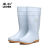 莱尔雨鞋靴白色加厚高筒男女防滑耐油耐酸碱厂工作防水靴 莱尔白色靴 43