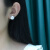 SNQP白极光爱迪生珍珠耳钉 天然大白耳饰18金淡水耳环基础款 (加粗针、多送耳堵) 11-12mm