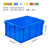 京酷 塑料周转箱大号零件物流箱收纳整理物料配件箱长方形中转胶箱可配盖560*420*260mm