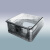 西门子防水盒防溅盒黑白金灰色卫生间室外厨房透明ip55户外防护罩 白色
