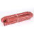 红色高温风管耐300度硅胶硫化防火通风管玻璃纤维布伸缩钢丝软管 25mm 一根4米