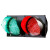 定制交通灯交通信号灯二单元300mm红绿灯停车场指示信号灯LED信号 3单元300MM红绿黄圆灯