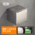 铸固  不锈钢纸巾盒 卫生间收纳两用防水抽纸盒加厚方形卷纸抽纸  K17-黑色
