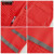 安赛瑞 志愿者反光马甲 透气网格义工服公益广告衫超市活动背心 企业酒店宣传服 红色2XL码 300562