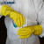 兰浪（LANON）SR206 进口天然橡胶耐酸碱手套乳胶防水防滑工业实验室清洁劳保 120双/箱 XL 现货