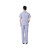 胜丽FTD18夏季短袖工作服套装男反光条工装劳保服浅灰色185码1套装
