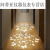 走廊过道灯吸顶灯现代简约创意北欧射灯筒灯入户灯玄关灯投影灯 4K高清款彩色人面桃花嵌入69CM