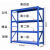 定制仓储货架多层收纳货架重型货架杂物间地下室置物货架 灰色300公斤加层 灰色