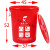 适用上海垃圾分类垃圾桶大号干垃圾湿垃圾户外圆形咖啡色棕色厨房物业 红色60升有盖有害垃圾