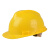 工地安全头帽男建筑工程防砸透气头盔施工领导劳保安全帽印字 五筋透气款黄色