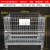 折叠仓储笼金属物流周转箱铁框快递铁网笼子仓储笼车储物笼蝴蝶笼 100*80*84[5]不加轮50*100